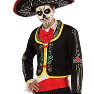 Adult men’s costume & Hat- Day of the Dead